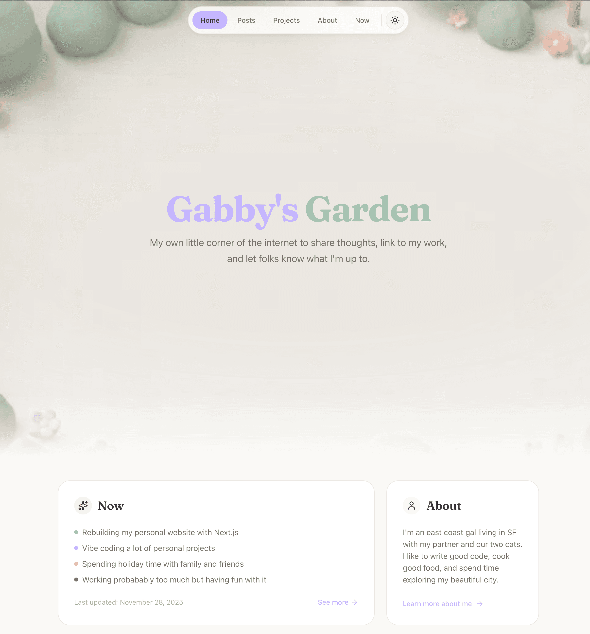 Screenshot of Gabby's Garden